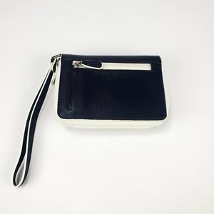 [Baekgaard] Black and White Wristlet Wallet